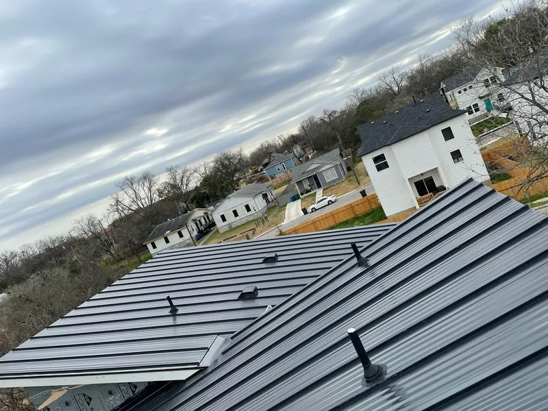 Standing seam metal roof panels with vents for Skylight Repair in Aiea